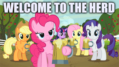 Image result for welcome mlp gif