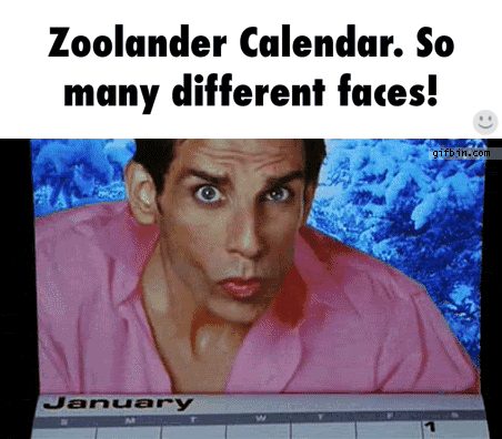 zoolander calendar