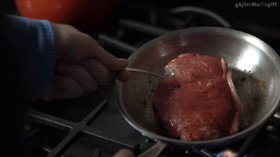 Pornfood food porn steak GIF auf GIFER - von Beazerus
