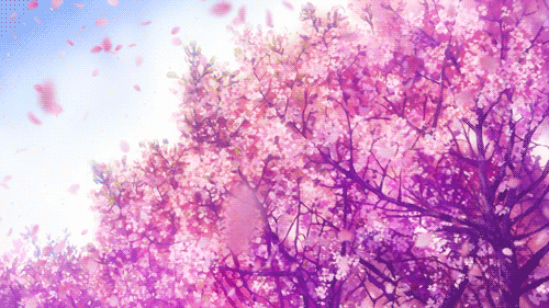 Light, flowers and scenery gif anime #2094239 on animesher.com