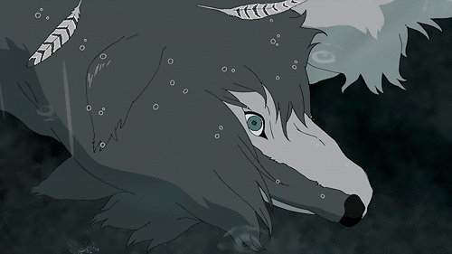 animated dead wolf