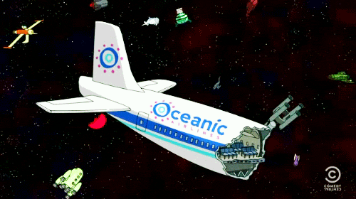 Futurama plane flight GIF on GIFER - by Kedora