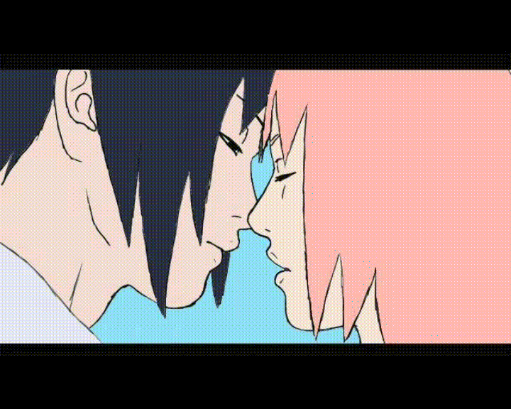 And kiss sasuke sakura Sakura &