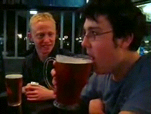 Drinking friends impress GIF on GIFER - by Cobor
