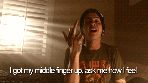 middle finger gif tumblr