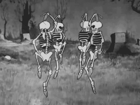 Skeleton skeleton dance GIF on GIFER - by Mezicage