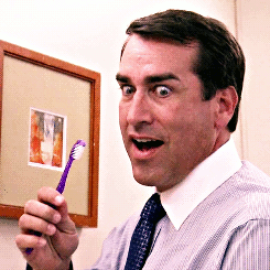 Kroll show toothbrush rob riggle GIF on GIFER - by Pelak