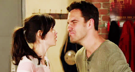 Image result for nick and jess new girl gif