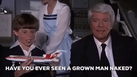 Have you ever seen a grown man naked peter graves airplane movie GIF on  GIFER - by Rainbrand