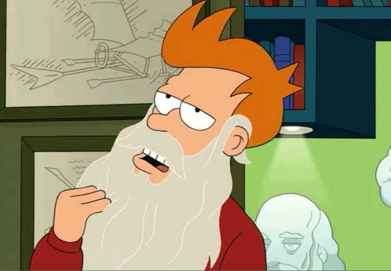 Image result for Fry beard gif