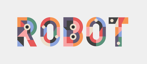 GIF robot typography after effects - animated GIF on GIFER - by Nikus