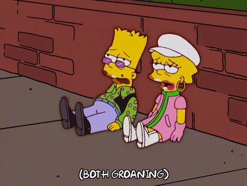Bart e Lisa Sad