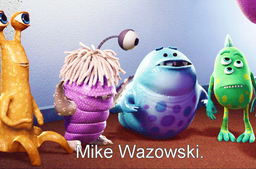 mike wazowski monsters inc gif