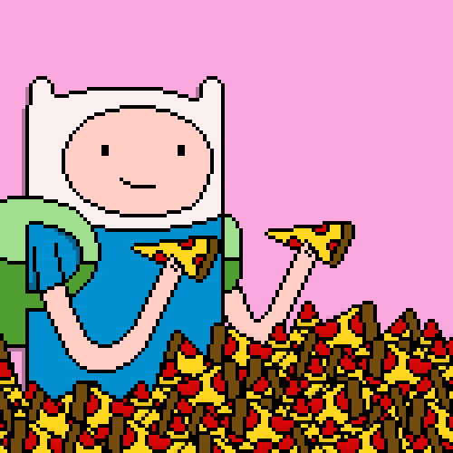 Cartoon pizza adventure time GIF on GIFER - by Magecaster