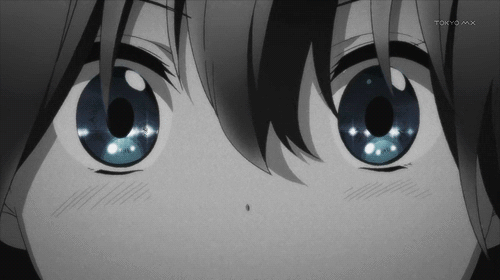 crying anime eyes gif