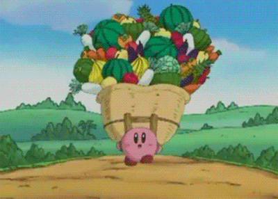 Kirby kirby right back at ya fruit GIF on GIFER - by Bandizan
