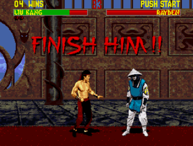 Kung Lao Fatality II - Mortal Kombat 2 (GIF)