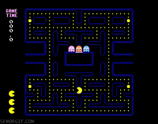 Pacman Game Left And Right GIF