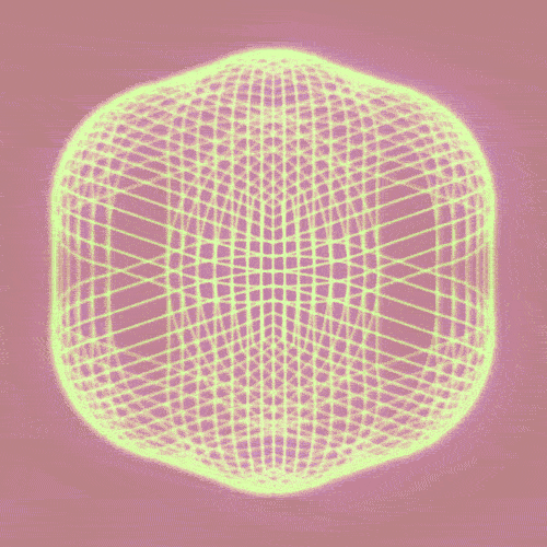 Geometric animation retro GIF on GIFER by Tugar