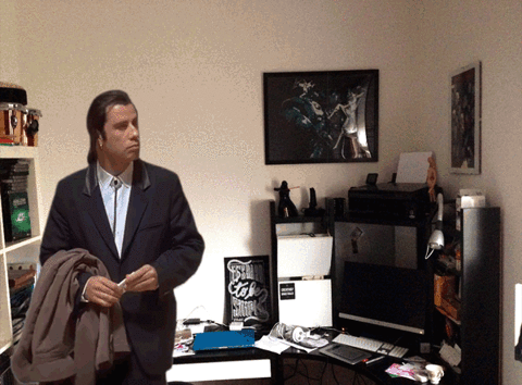 Траволта gif