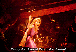 Image result for tangled I have a dream GIF