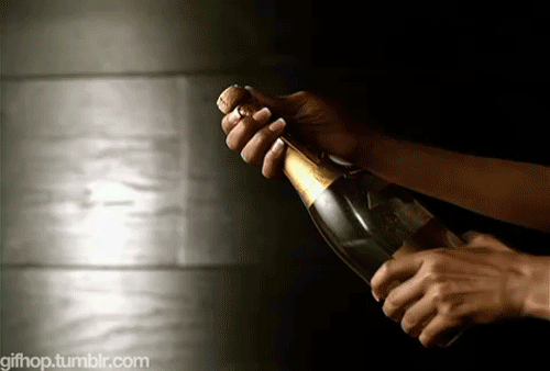 rappers champagne gif