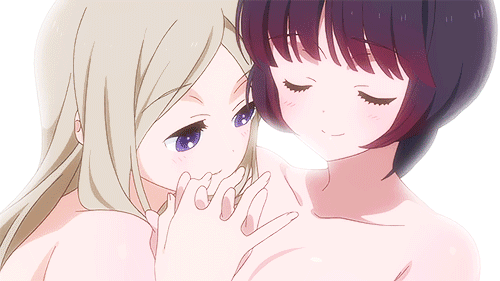 Makeout shared cute anime