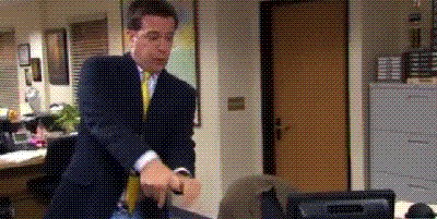 The office andy bernard launch party GIF on GIFER - by Shakaramar