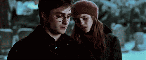 Image result for harry hermione gif