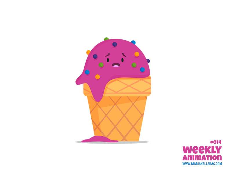 На этой анимированной гифке: sorvete, мороженое, Скачайте гиф от Monin или ...