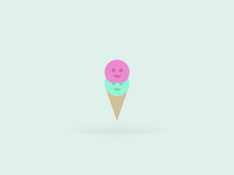 Animation ice cream motion design GIF on GIFER - by Miradora