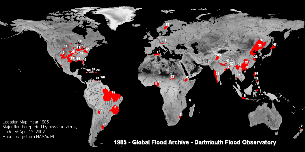 В другом конце страны. Карта земли после ядерной войны. Карта мирового наводнения.