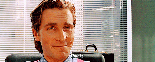 Christian bale thank you reactions GIF on GIFER - by Galar