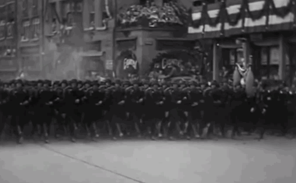 Nazi king film GIF.