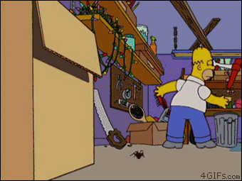 Homer homer simpson guns GIF on GIFER - by Bolune