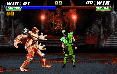 Mortal Kombat Reptile Fatality celebration - GIF - Imgur