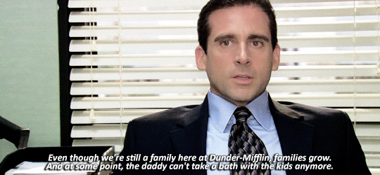 Image result for Michael scott family the office gif