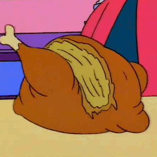 Animated GIF thanksgiving, turkey, free download simpsons, food drink. 