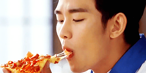 Kim soo hyun pizza korean actor GIF on GIFER - by Morlullador