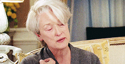 Image result for miranda priestly crying gif