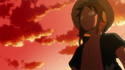 Strong World  One piece gif, One piece luffy, Anime fight
