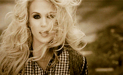 Animated GIF: carrie underwood blown away when the lights go out.