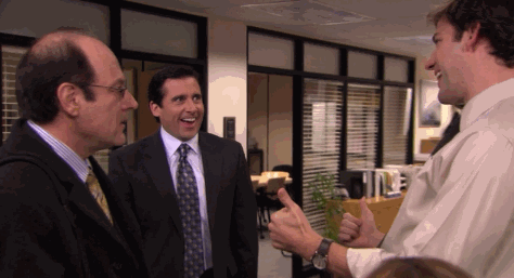 The office smile excited GIF on GIFER - by Dirr
