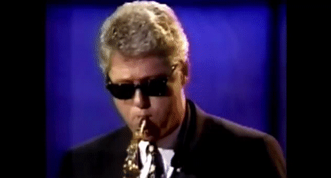 Clinton bill clinton saxophone GIF on GIFER - by Shandis