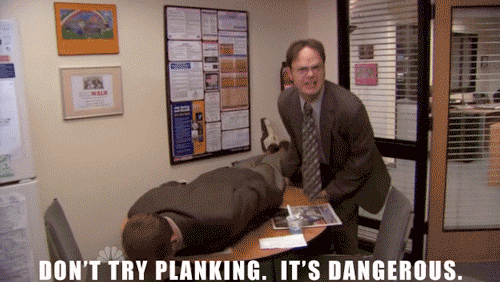 Office planking GIF on GIFER - by Nirius