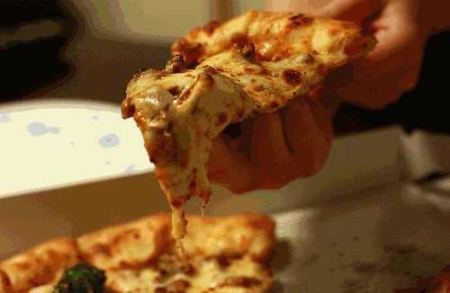 pizza meme food stringy cheese lol funny memes gif gifs - Find and share funny  GIFs on GIFsme