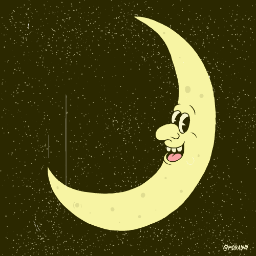 Веселый месяц. Луна gif. Луна анимация. Весёлая Луна. Смешная Луна.