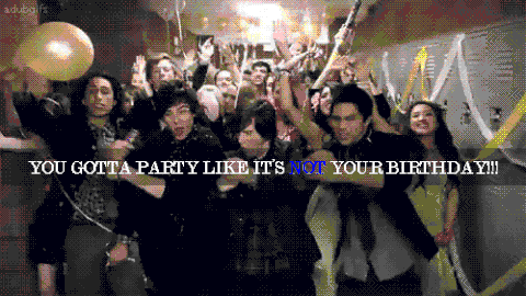 On party is like. Birthday dance gif. birthday party gif. office it is your birthday gif.