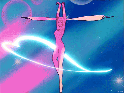 Love is Real — Blue magical girl transformation stimboard. Gifs...