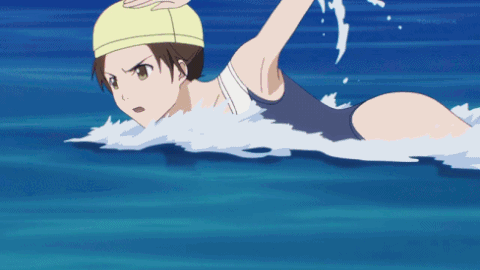 Swimming anime GIF en GIFER - de Blackbringer